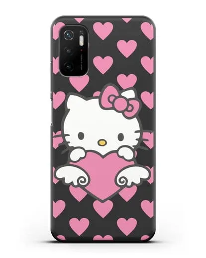 Чехол с принтом Хелло Китти силиконовый для Xiaomi Poco M3 Pro