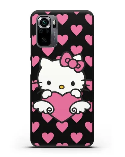 Чехол с принтом Хелло Китти силиконовый для Xiaomi Poco M5s