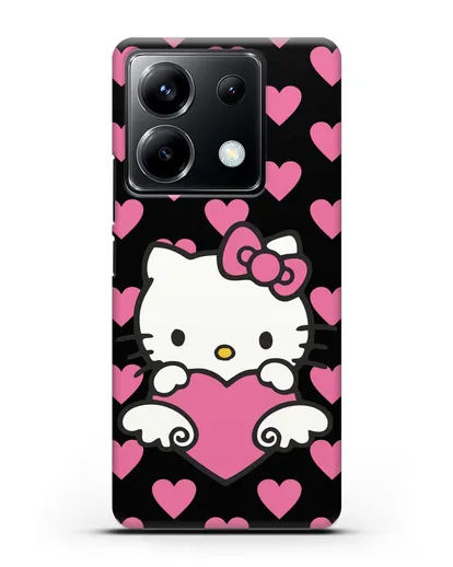 Чехол с принтом Хелло Китти силиконовый для Xiaomi Poco X6