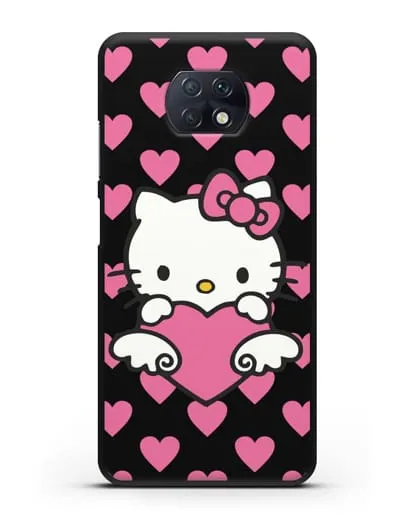 Чехол с принтом Хелло Китти силиконовый для Xiaomi Redmi Note 9T