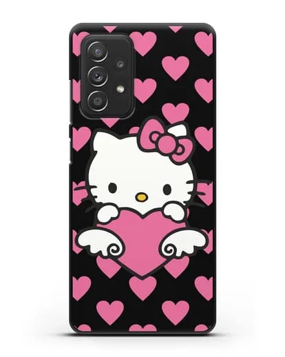 Чехол с принтом Хелло Китти силиконовый для Samsung Galaxy A53