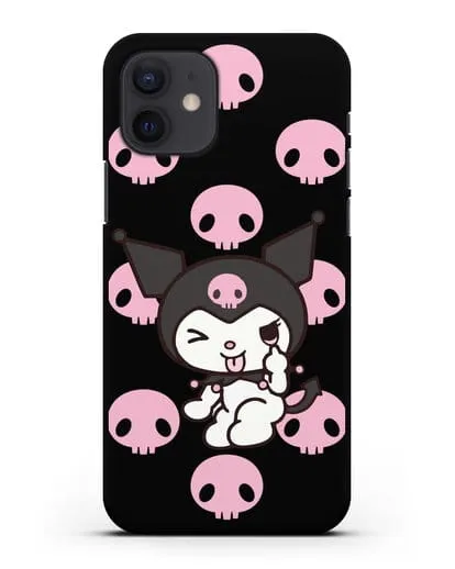 Чехол Хелло Китти - Зайчик Куроми силиконовый для iPhone 12