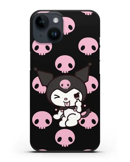 Чехол Хелло Китти - Зайчик Куроми силиконовый для iPhone 14