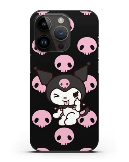 Чехол Хелло Китти - Зайчик Куроми силиконовый для iPhone 14 Pro