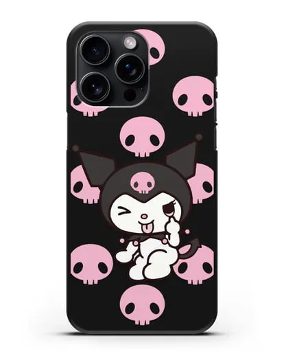 Чехол Хелло Китти - Зайчик Куроми силиконовый для iPhone 15 Pro Max