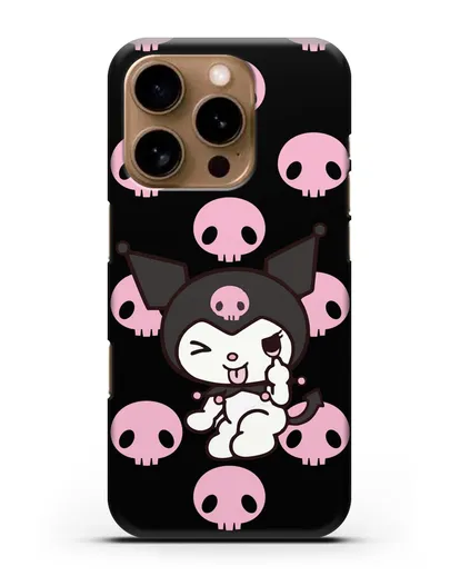 Чехол Хелло Китти - Зайчик Куроми силиконовый для iPhone 16 Pro