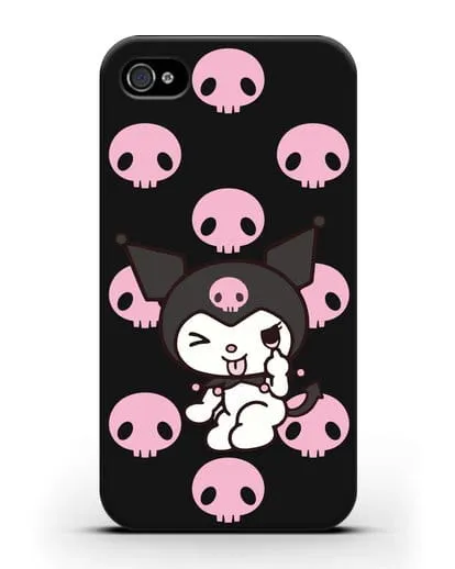 Чехол Хелло Китти - Зайчик Куроми силиконовый для iPhone 4/4s