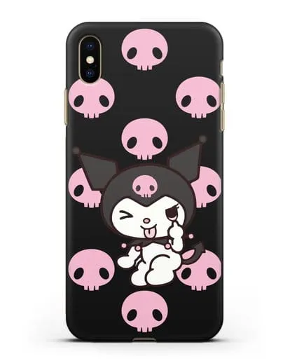 Чехол Хелло Китти - Зайчик Куроми силиконовый для iPhone XS Max