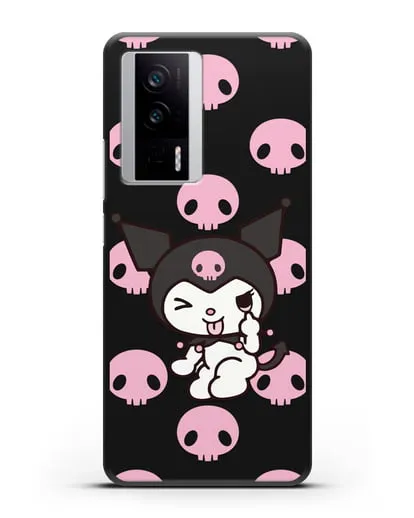 Чехол Хелло Китти - Зайчик Куроми силиконовый для Xiaomi Poco F5 Pro