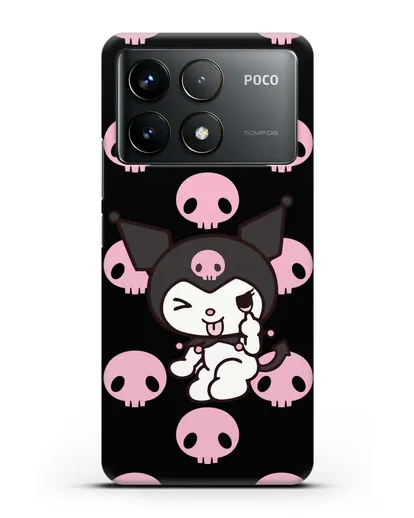 Чехол Хелло Китти - Зайчик Куроми силиконовый для Xiaomi Poco F6 Pro