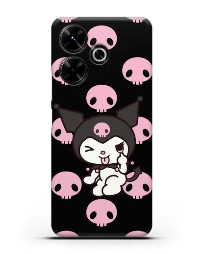 Чехол Хелло Китти - Зайчик Куроми силиконовый для Xiaomi Poco M6