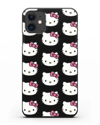 Чехол с рисунком Хэллоу Китти силиконовый для iPhone 11