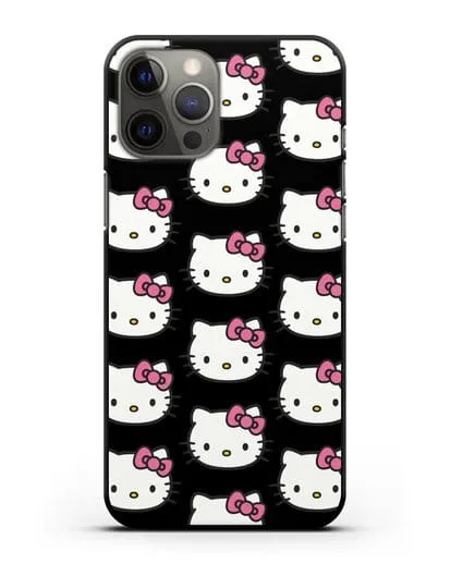 Чехол с рисунком Хэллоу Китти силиконовый для iPhone 12 Pro Max
