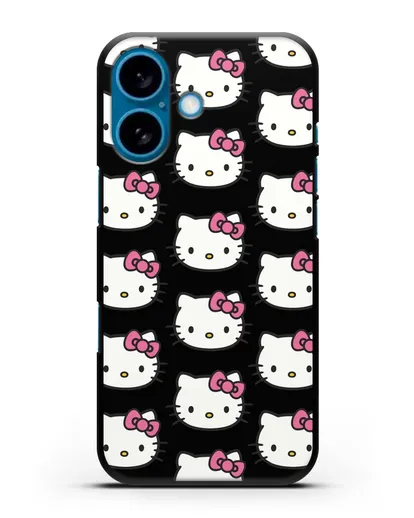 Чехол с рисунком Хэллоу Китти силиконовый для iPhone 16