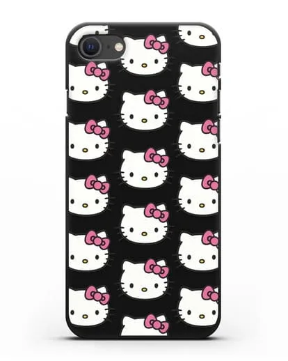 Чехол с рисунком Хэллоу Китти силиконовый для iPhone SE 2020