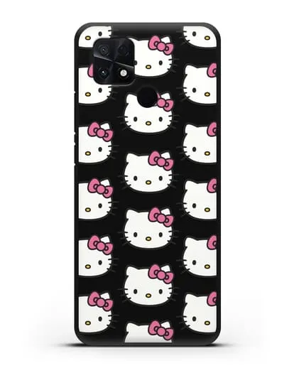 Чехол с рисунком Хэллоу Китти силиконовый для Xiaomi Poco C40