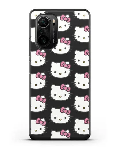 Чехол с рисунком Хэллоу Китти силиконовый для Xiaomi Poco F3