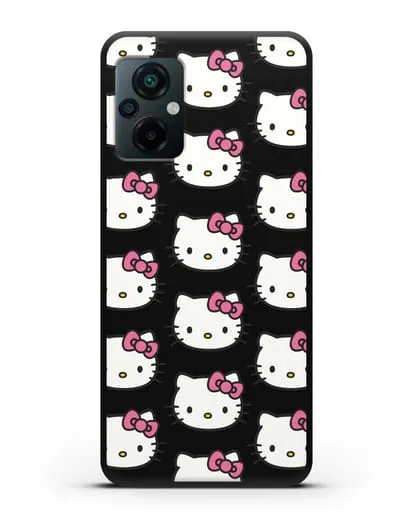 Чехол с рисунком Хэллоу Китти силиконовый для Xiaomi Poco M5
