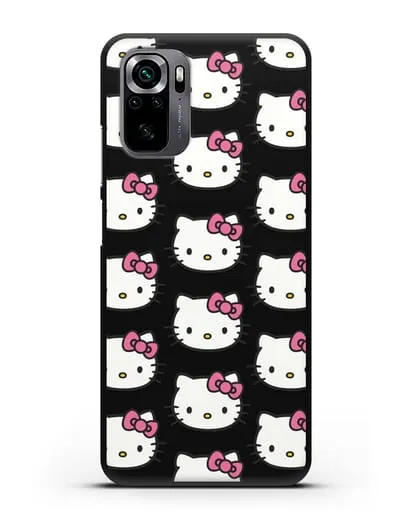 Чехол с рисунком Хэллоу Китти силиконовый для Xiaomi Poco M5s