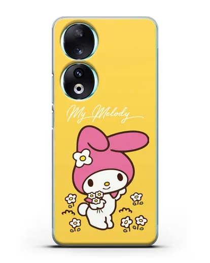 Чехол Зайчик Мелоди силиконовый для Honor 90