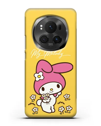 Чехол Зайчик Мелоди силиконовый для Honor Magic 6 Pro