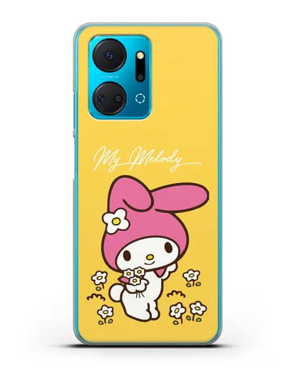 Чехол Зайчик Мелоди силиконовый для Honor X7a Plus