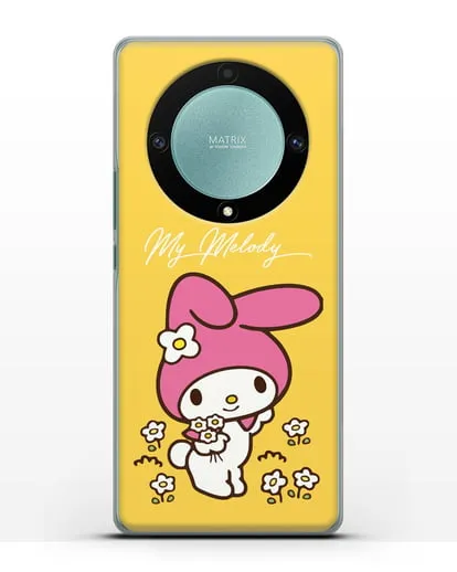 Чехол Зайчик Мелоди силиконовый для Honor X9a