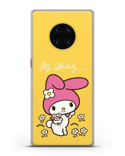 Чехол Зайчик Мелоди силиконовый для Huawei Mate 30 Pro