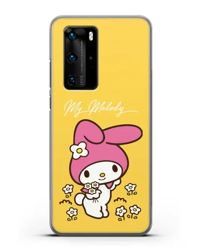 Чехол Зайчик Мелоди силиконовый для Huawei P40 Pro