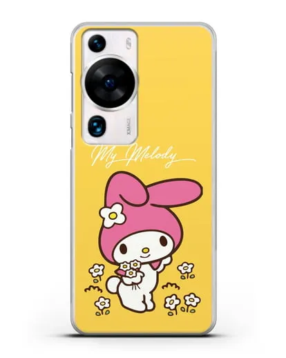 Чехол Зайчик Мелоди силиконовый для Huawei P60 Pro