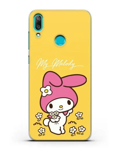 Чехол Зайчик Мелоди силиконовый для Huawei Y7 2019