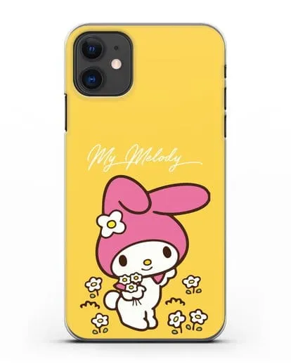 Чехол Зайчик Мелоди силиконовый для iPhone 11