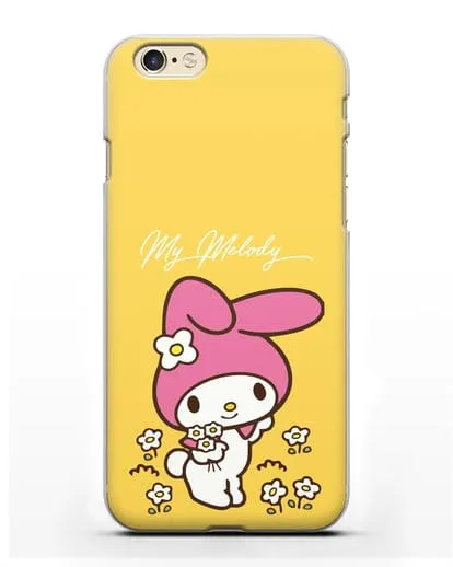 Чехол Зайчик Мелоди силиконовый для iPhone 6s