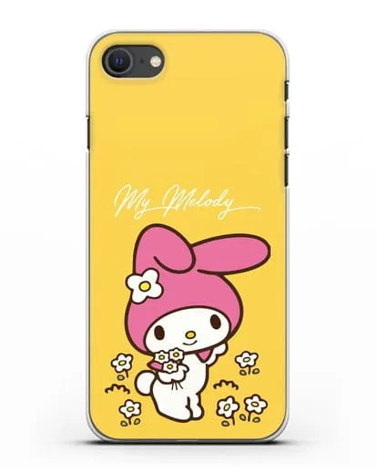 Чехол Зайчик Мелоди силиконовый для iPhone SE 2020