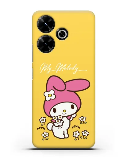 Чехол Зайчик Мелоди силиконовый для Xiaomi Poco M6