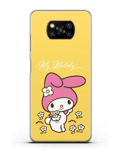 Чехол Зайчик Мелоди силиконовый для Xiaomi Poco X3