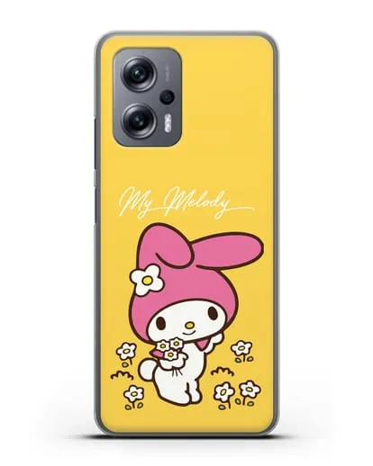 Чехол Зайчик Мелоди силиконовый для Xiaomi Poco X4 GT