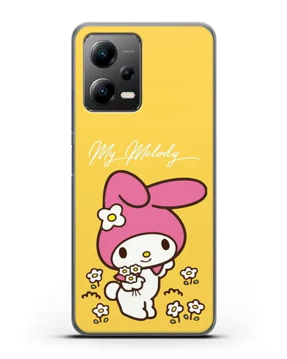 Чехол Зайчик Мелоди силиконовый для Xiaomi Poco X5