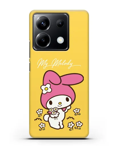 Чехол Зайчик Мелоди силиконовый для Xiaomi Poco X6