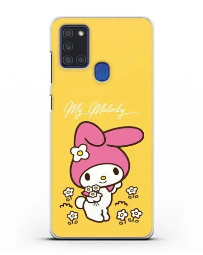 Чехол Зайчик Мелоди силиконовый для Samsung Galaxy A21s [SM-A217F]