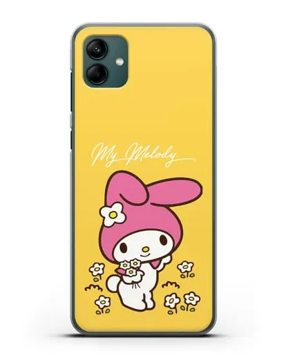 Чехол Зайчик Мелоди силиконовый для Samsung Galaxy A04 [SM-A045F]