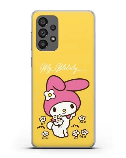 Чехол Зайчик Мелоди силиконовый для Samsung Galaxy A73 5G [SM-A736B]