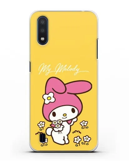Чехол Зайчик Мелоди силиконовый для Samsung Galaxy M01 [SM-M015F]