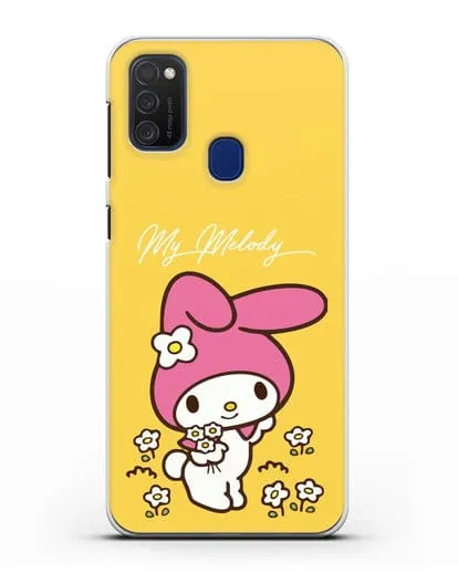 Чехол Зайчик Мелоди силиконовый для Samsung Galaxy M21 [SM-M215F]
