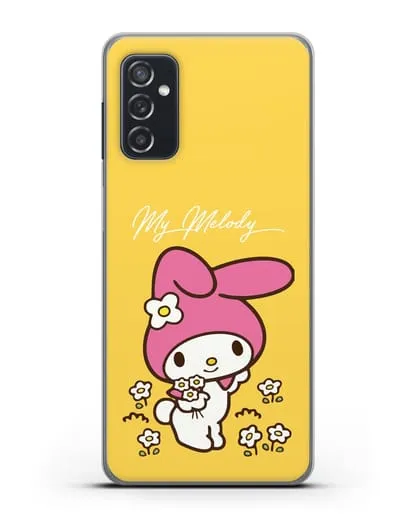 Чехол Зайчик Мелоди силиконовый для Samsung Galaxy M52 [M526B]