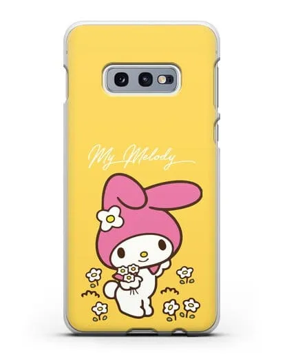 Чехол Зайчик Мелоди силиконовый для Samsung Galaxy S10e [SM-G970F]