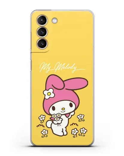 Чехол Зайчик Мелоди силиконовый для Samsung Galaxy S21 FE [G990B]