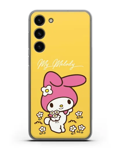 Чехол Зайчик Мелоди силиконовый для Samsung Galaxy S23 Plus [SM-S916]
