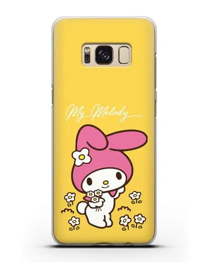 Чехол Зайчик Мелоди силиконовый для Samsung Galaxy S8 Plus [SM-G955F]