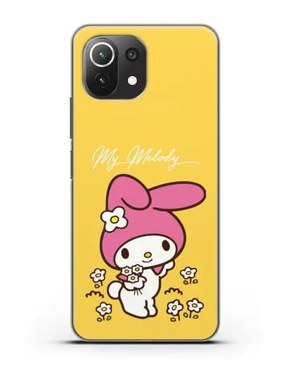 Чехол Зайчик Мелоди силиконовый для Xiaomi 11 Lite
